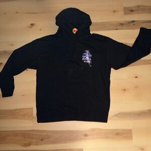 Anti Social Social Club Black Hoodie with Multicolor Lighting Bolt